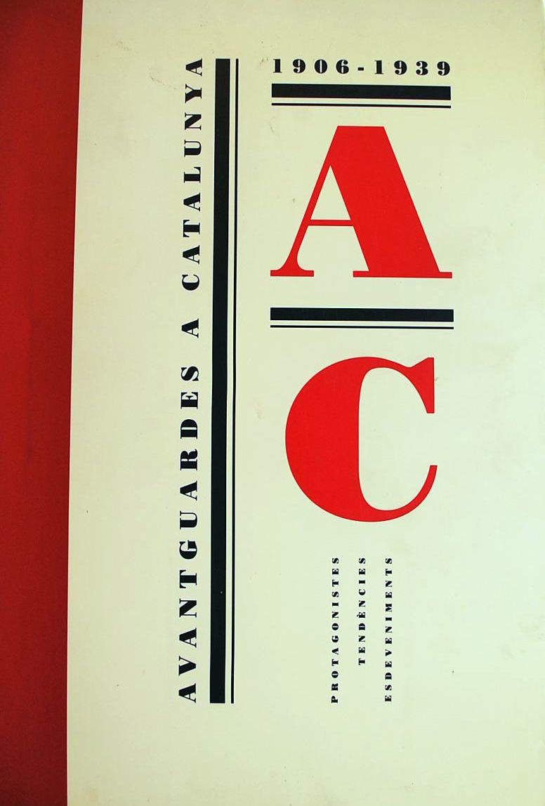 Catàleg "Avantguardes a Catalunya (1906-1939)"
