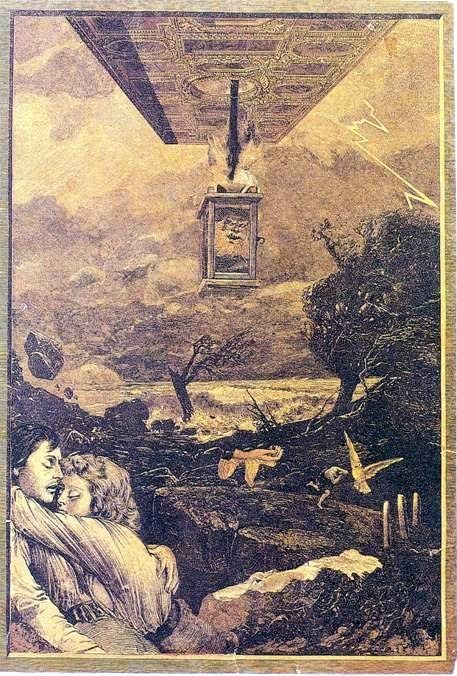 ALFONSO BUÑUEL, "Sense títol" (1944), collage (29 x 19,7 cm). Residencia de Estudiantes. Madrid.